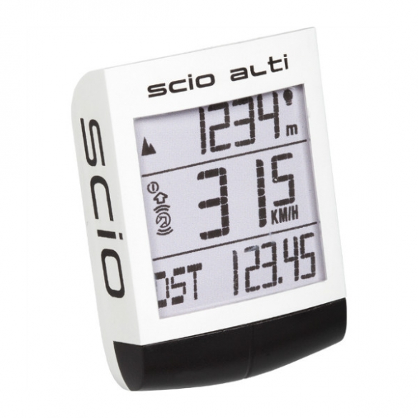 Pro Scio Alti fietscomputer wit PRCC0014